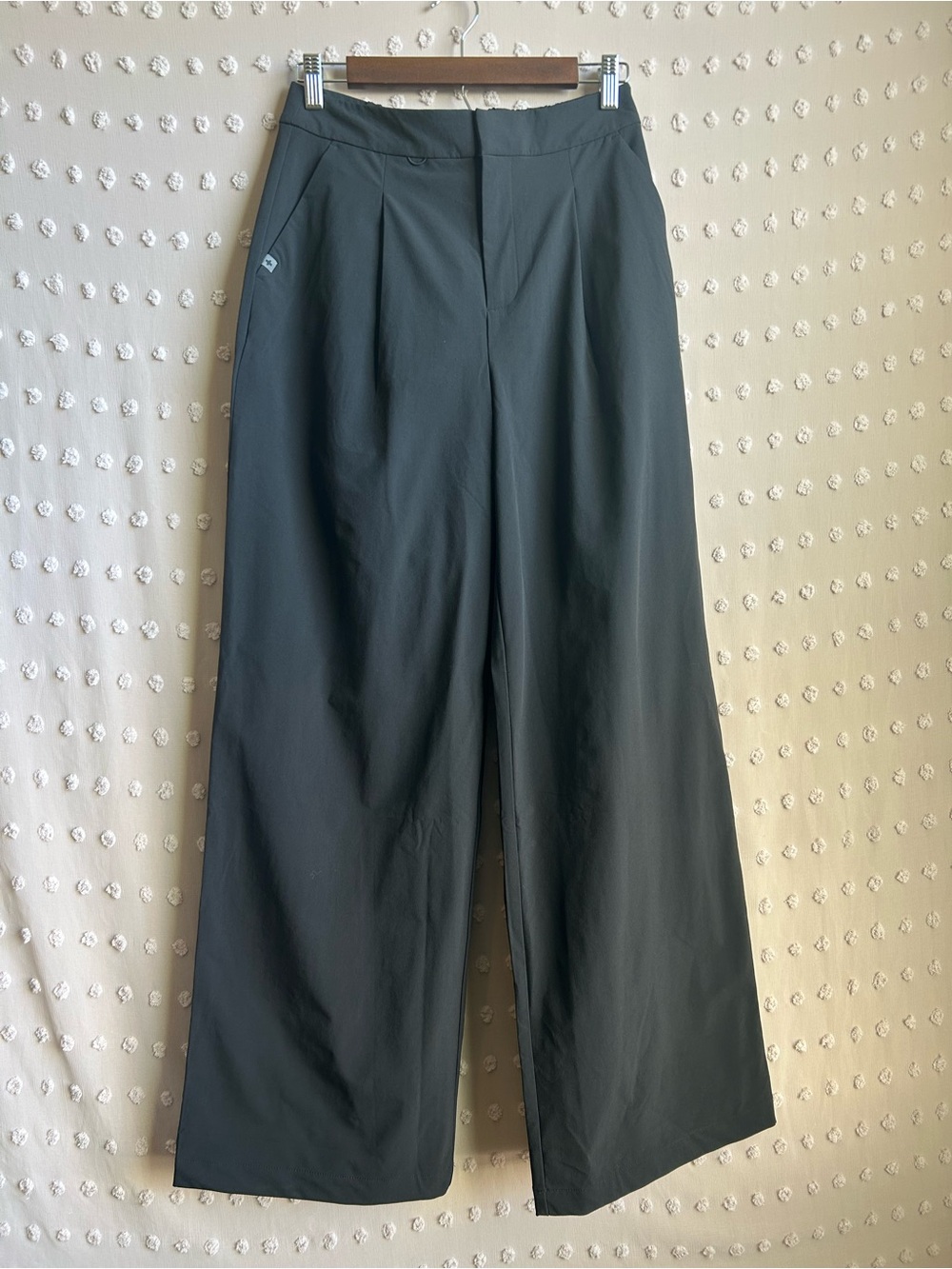 NWT Figs Pro Wide Leg Scrub Trouser Sz S Tall Black